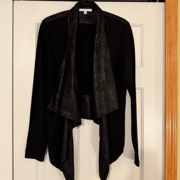 Cabi Black Owens Drape Style Jacket - Picture 2 of 7